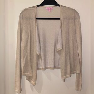 Gold Lily Pulitzer Cardigan